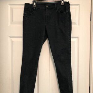 Women's Old Navy Curvy Skinny Black Jeans size 12 Petite